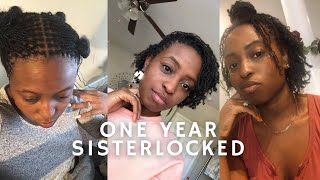 ONE YEAR SISTERLOCKED! | Sisterlock Journey