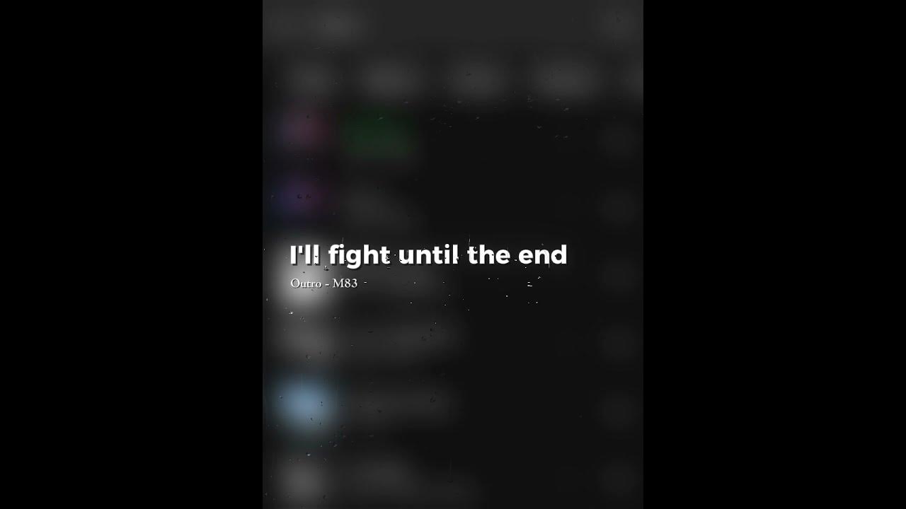 Outro - M83 #lyrics #music #musicedits #fyp