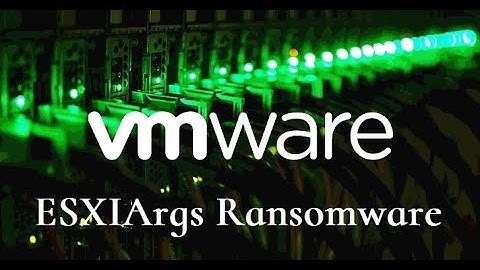 How to protect ESXI VMs from EsXIArgs Ransomware