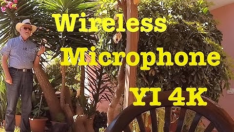 Yi 4K with Wireless Microphone
