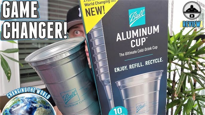 Recyclable aluminum disposable cups from Ball corp. Pretty cool I  think : r/recycling