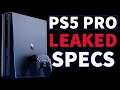 Playstation pro gpu revealed  ps5 pro revealed specs  ps5 pro specs update  ps5 pro coming soon