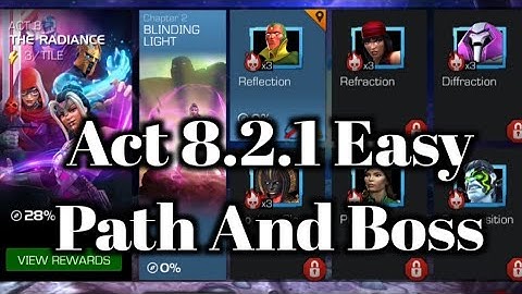 Mcoc Act 8.2.1 Easy Path And Boss | Act 8.2.1 Black Panther Boss | Mcoc Ishvalangaming |
