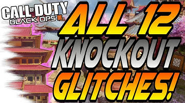*NEW* ALL 12 KNOCKOUT Glitches! - Wallbreaches, High Ledges (BO3 Eclipse Knockout Glitch)