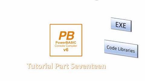 PowerBasic Console Compiler tutorial Part 17 - code libraries