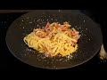 Les ptes  la carbonara