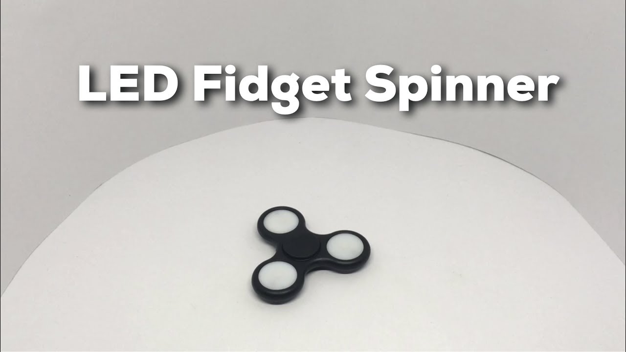 LED Fan Fidget Spinner - YouTube