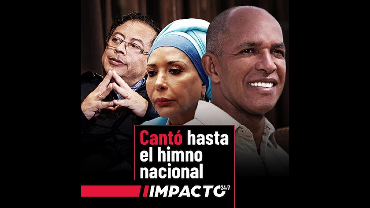 Cantó hasta el himno nacional