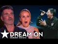 American got talent 2023  golden buzzer the judges cried hearing the trash singing song dream on