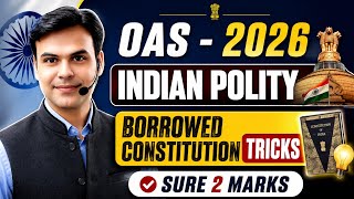 🧠Tricks to Remember the Indian Constitution easily 😊 | OPSC OAS 2026, OSSC CGL, RI exam 2026