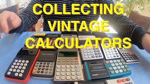 Collecting vintage LED Calculators - Showing some nice examples - Erix Collectables #69