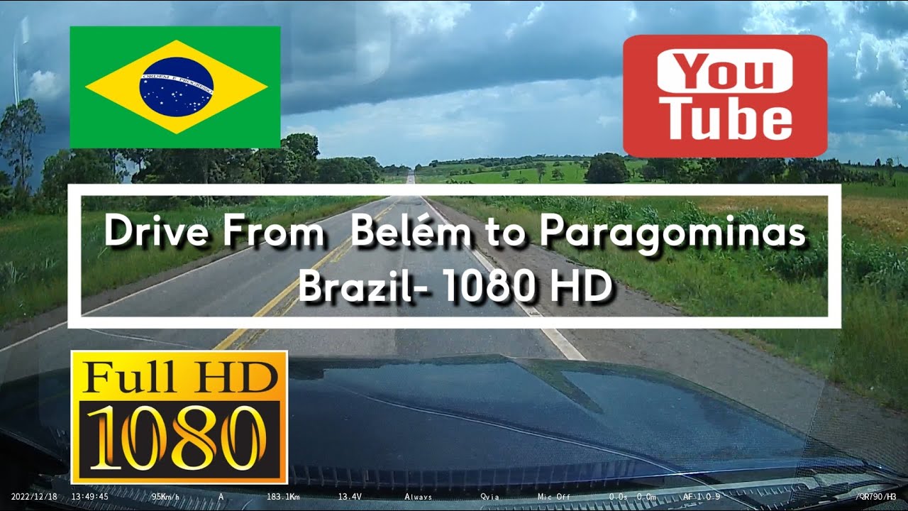 101. 🇧🇷 Drive from Belém to Paragominas Brazil YouTube