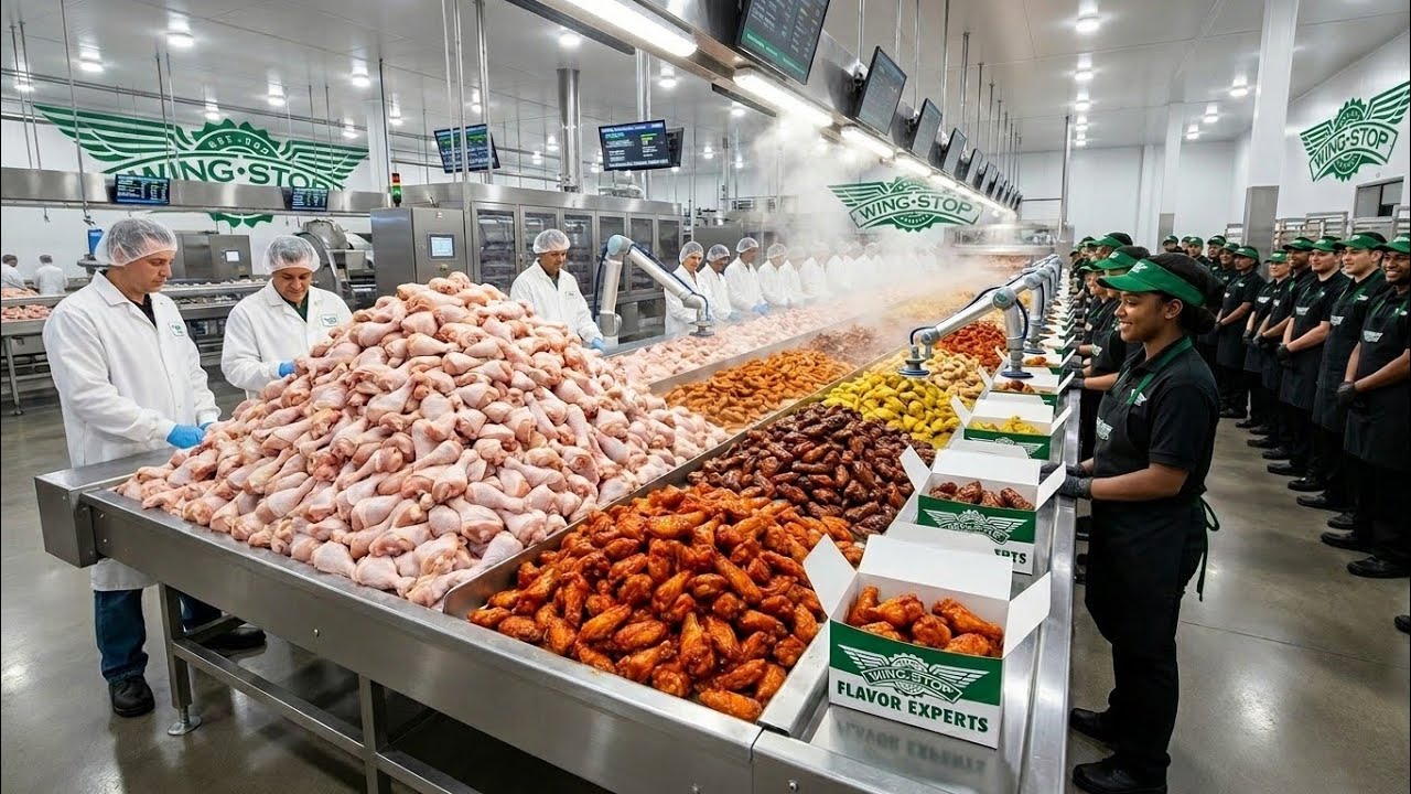 How Wingstop Makes Millions of Wings a Day - YouTube
