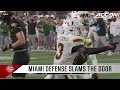 Miami DB Ethan O'Connor Slams The Door On Wake Forest
