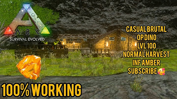 ARK MOBILE SAVE DATA | CASUAL BRUTAL | PRIMAL PASS | LVL | SUBSCRIBE  FOR MORE 🥰 BEST MOD OF ARK |