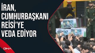 Tebriz’de Cumhurbaşkanı Reisi için cenaze töreni