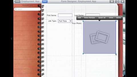 FormConnect | Design Your Form | iPad App For Business