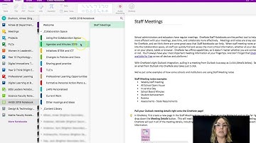 OneNote Staff Notebook Introduction and Overview