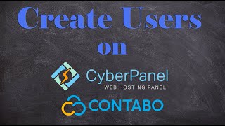 create users and assign roles in cyberpanel