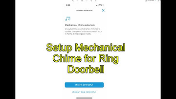 Pt 1 Set up existing mechanical chime to work with new Ring Doorbell