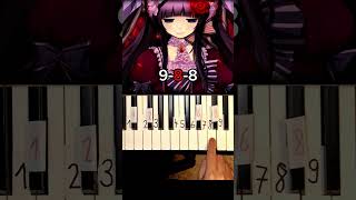 Video thumbnail of "Old Doll Mad Father Piano Tutorial #shorts"