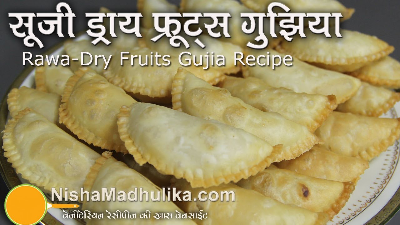 Sooji Dry Fruits Gujhiya - Rawa Karanji
