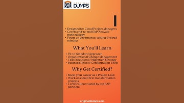 C_S4PM_2504 – Your Guide to SAP Cloud Project Success!