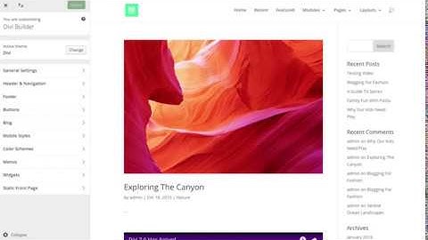 DIVI Website Builder - Import & Export Feature or Portability System