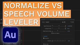 How to Even Out Volume Levels with Normalize and Speech Volume Leveler  Adobe Audition Tutorial