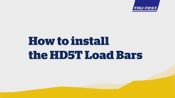 How to install Tru-Test HD5T Load Bars