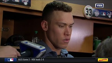 Aaron Judge ALCS Game 2 postgame reaction