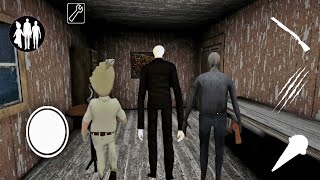 Playing as Grandpa, Slenderman & Rod Sullivan in Granny's First House | Granny Mod Menu