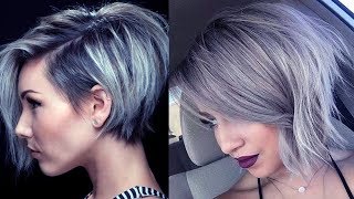 LATEST SHORT GREY HAIRSTYLES 💛 Short Grey Hair Pics!!! screenshot 3
