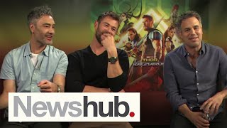 Famous Taika Waititi, Chris Hemsworth, Mark Ruffalo discuss Thor: Ragnarok for 11 minutes  | Newshub Wealth
