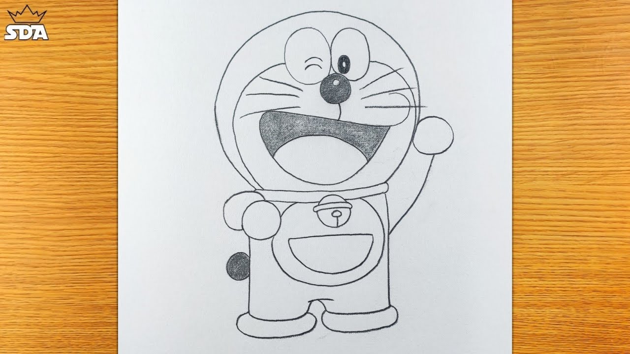 Doraemon Easy drawing || Pencil Drawing || @SDA64 - YouTube