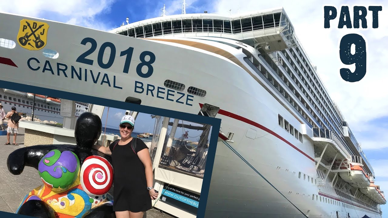 Carnival Breeze Cruise Vlog 2018 - Part 9: Curaçao, Cabana Beach Day, Snorkeling, Drone - ParoDeeJay