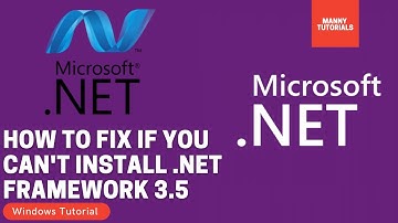 Cant install net framework 3.5 windows 10 - How To Fix
