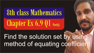 Mastering Factorization and Simultaneous Equations in 8th Class Math - Exercise 6.9 (Part 1)