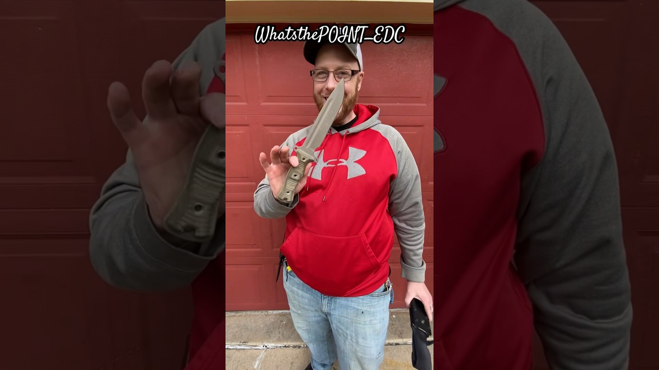 Busse Team Gemini with Custom Ramos Leather Sheath!