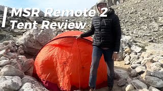 Msr Remote 2 Tent Review On The Grand Teton - Derek Toshner Of Engearment