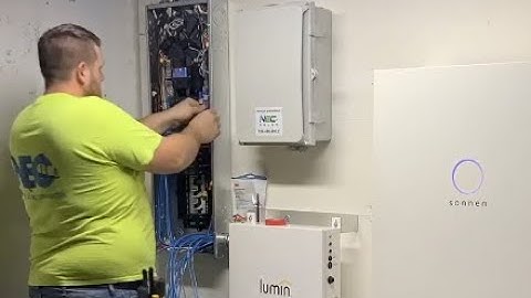 Lumin paired with sonnenCore by NEC Solar