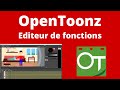 Opentoonz animation éditeur de fonctions