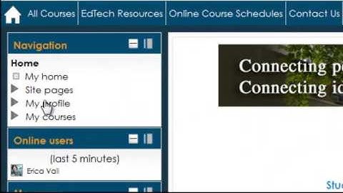 Moodle Tutorial for Students (5 minutes)