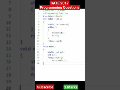 GATE 2017 ,