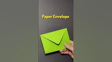 How to Make a Paper Envelope Without Using Glue in 1 Minutes #mrhandicraft