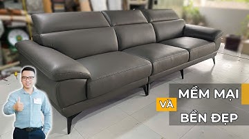 Sofa da phòng khách mang phong cách tinh tế vào tổ ấm của bạn.