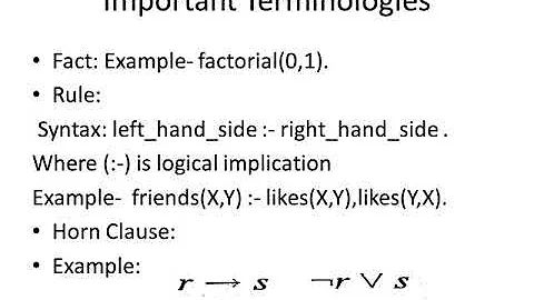 BASICS OF PROLOG(LOGIC PROGRAMMING) LANGUAGE