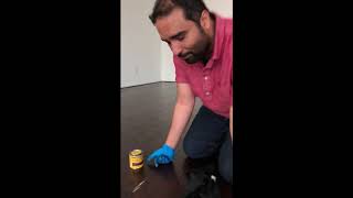 How to fix deep scratches, gouges, dents on Hardwood Floor DIY