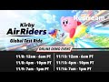 Kirby Air Riders: Global Test Ride demo with views