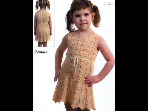 Crochet Patterns| for free |crochet baby dress| 1442 - YouTube